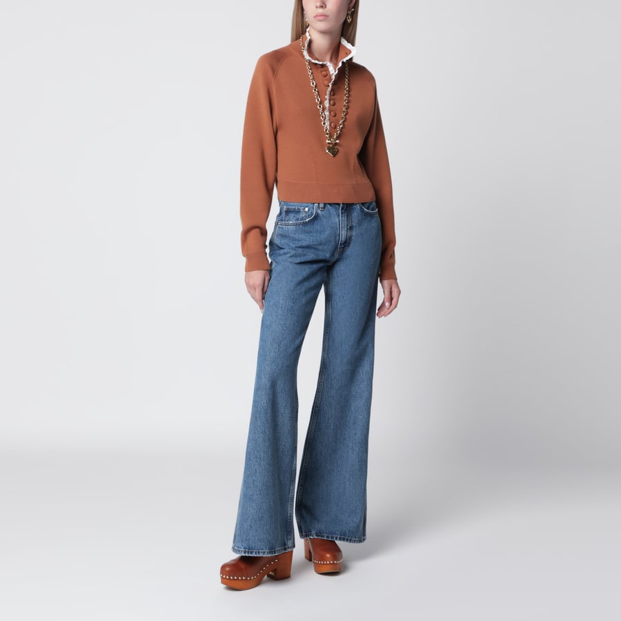 Chloé Maglione color cognac in lana, view 2
