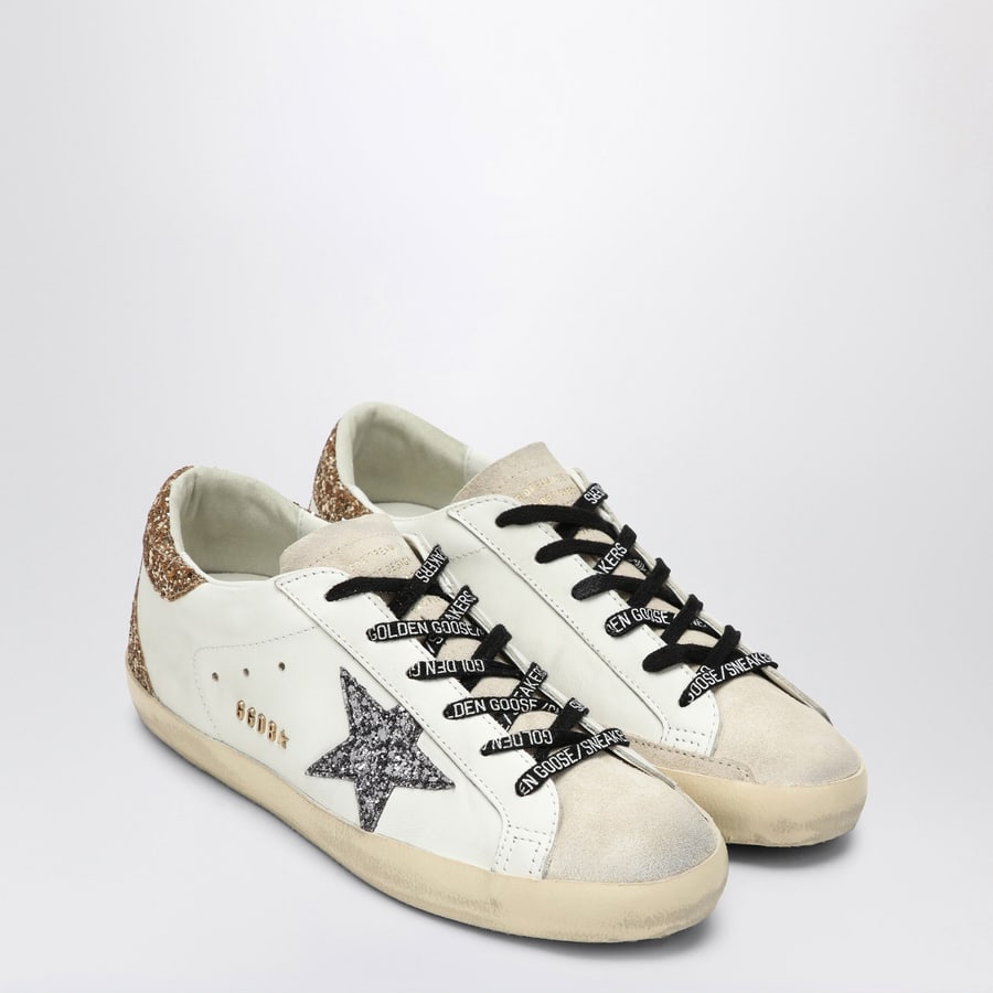 Golden Goose Sneakers Super-Star bianca/argento/oro, view 2