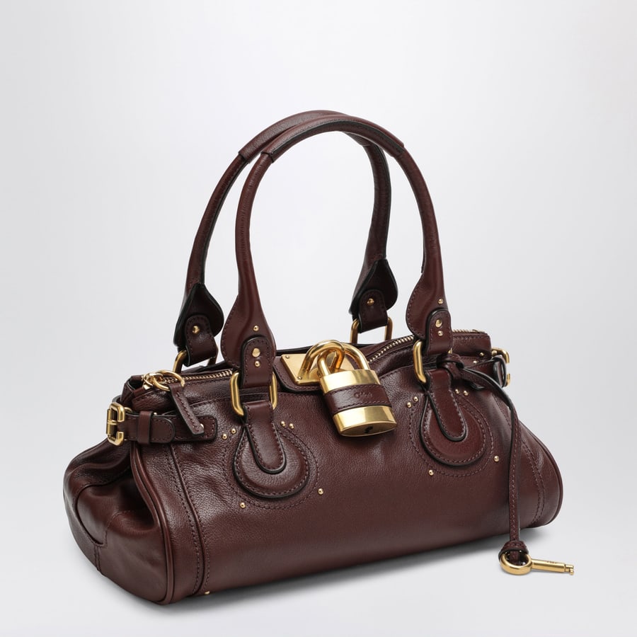 Chloé Borsa Paddington marrone, view 3