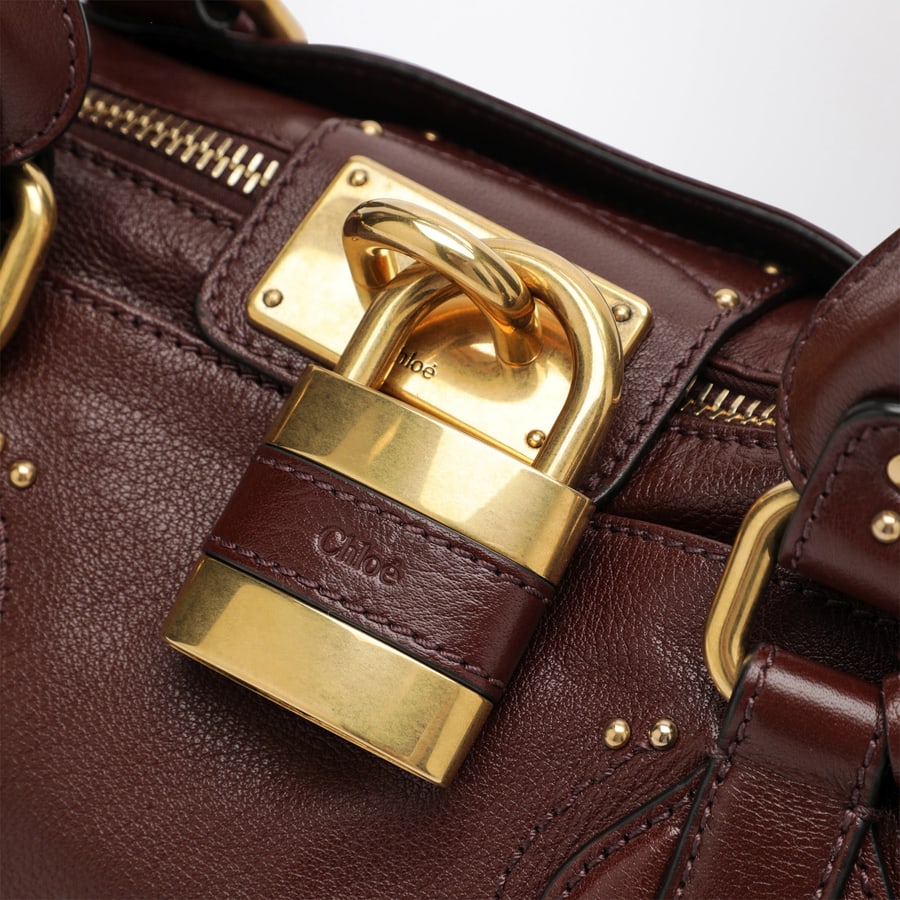 Chloé Borsa Paddington marrone, view 6