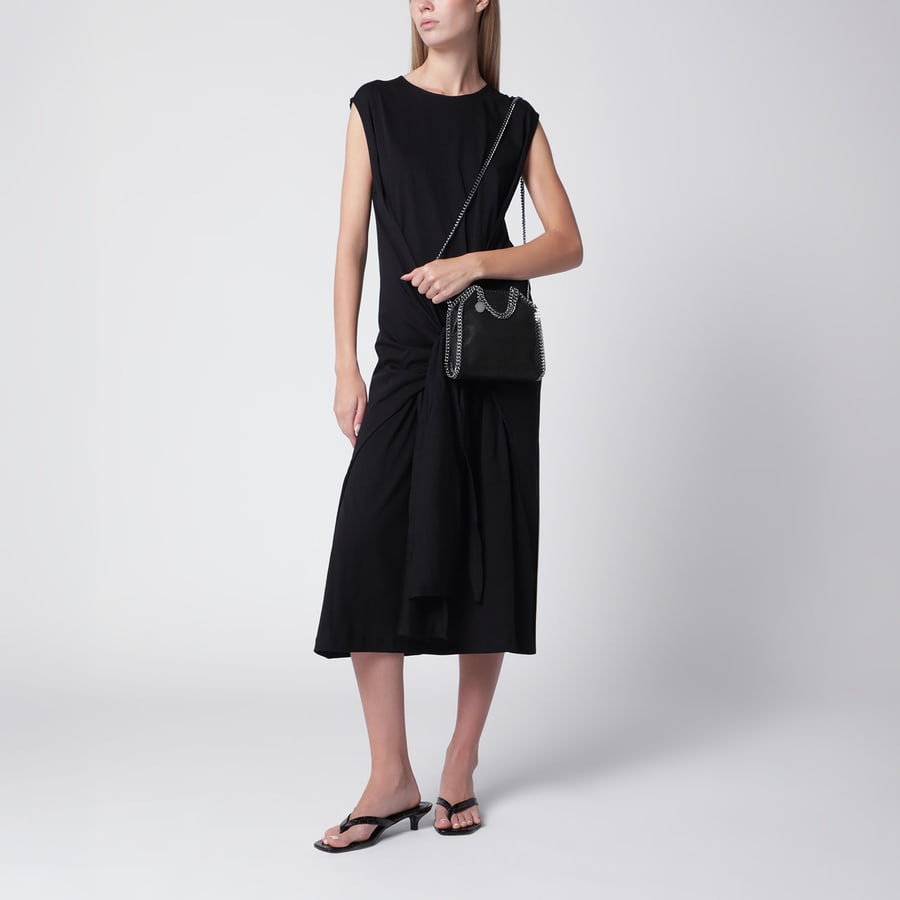 Stella McCartney Borsa Tote micro Falabella nera, view 2