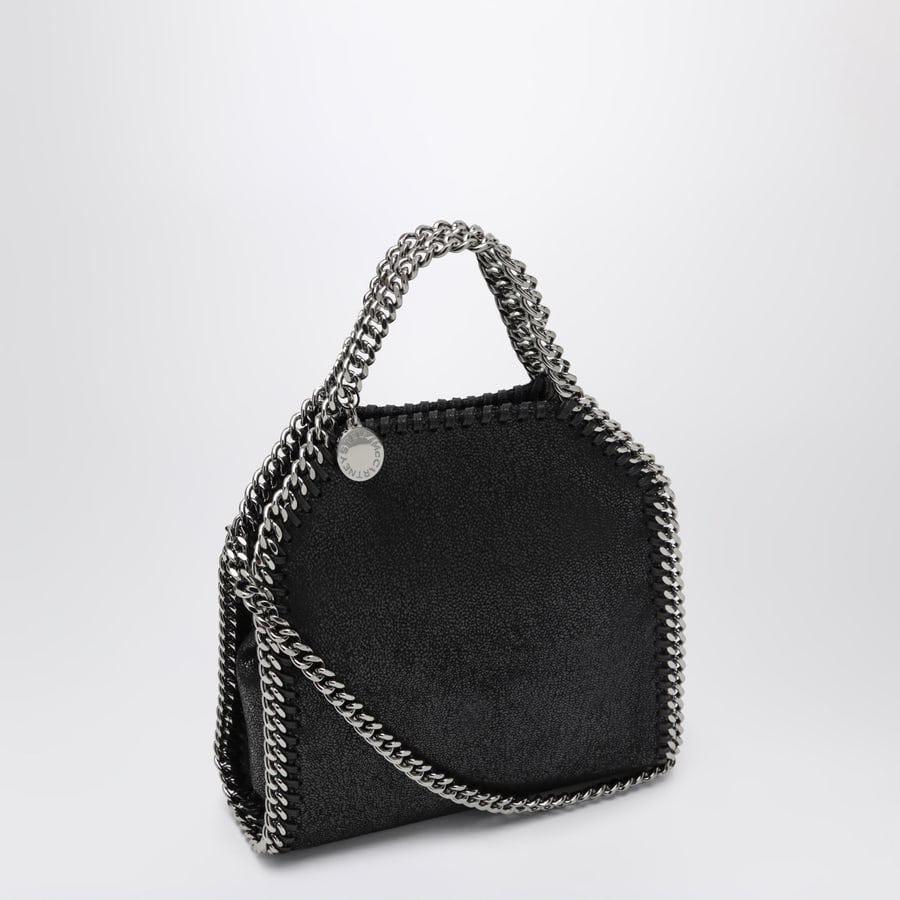 Stella McCartney Borsa Tote micro Falabella nera, view 3