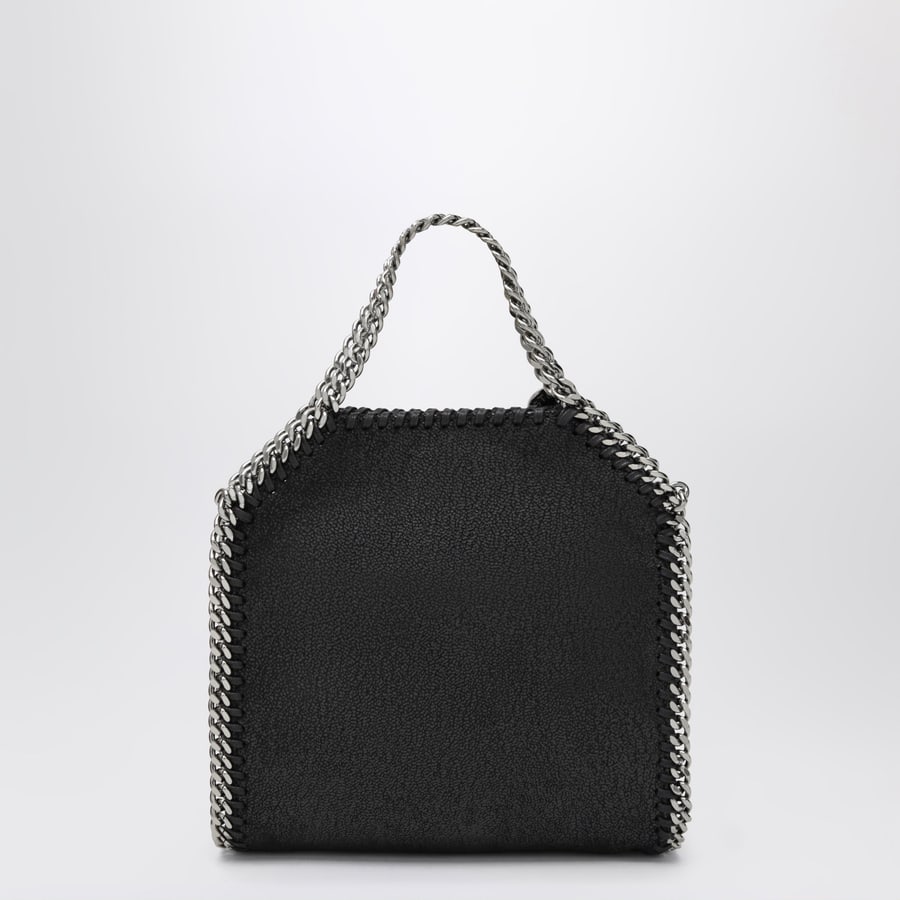 Stella McCartney Borsa Tote micro Falabella nera, view 4
