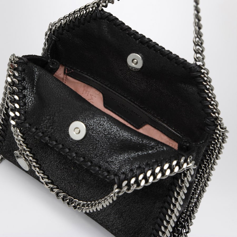 Stella McCartney Borsa Tote micro Falabella nera, view 5