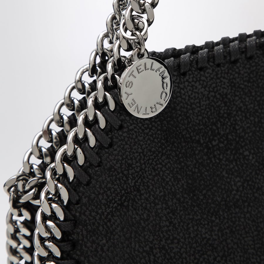 Stella McCartney Borsa Tote micro Falabella nera, view 6