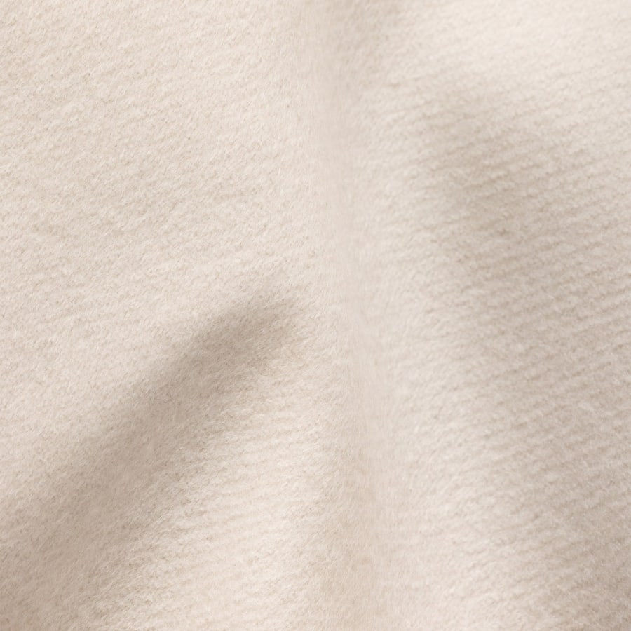 Prada Sciarpa in seta e cashmere color talco, view 2