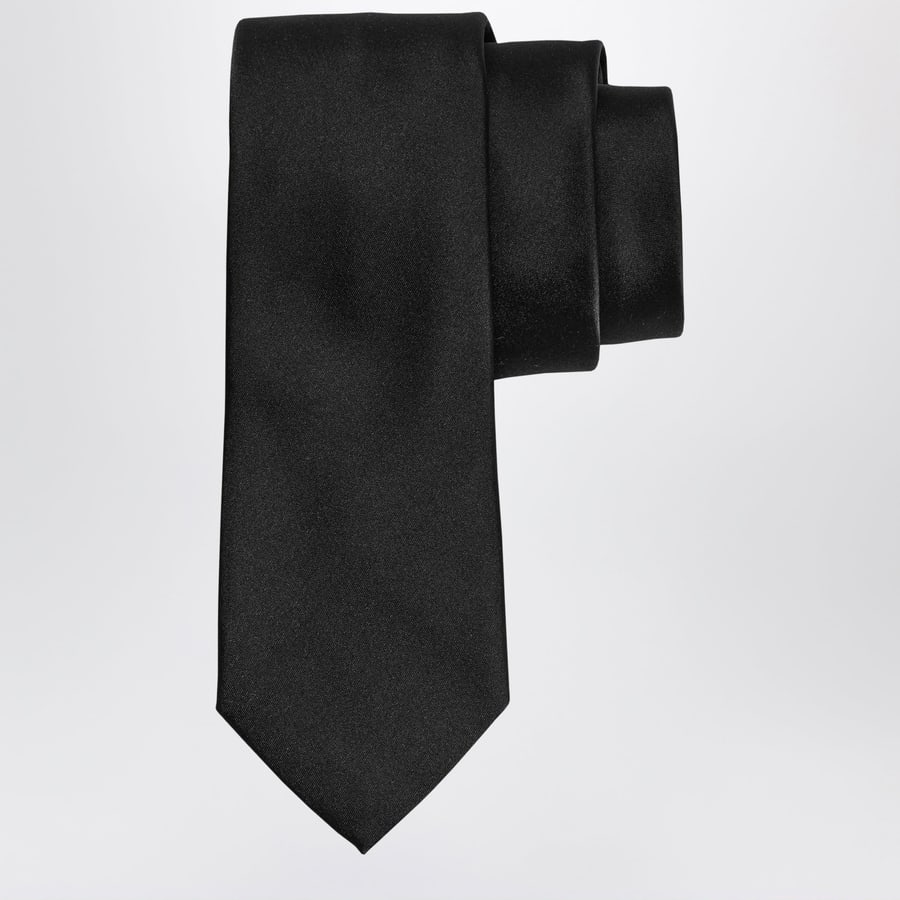 Ferragamo Cravatta in seta nera