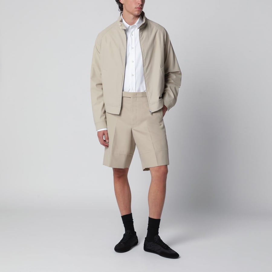 Prada Camicia classica in cotone bianca, view 2