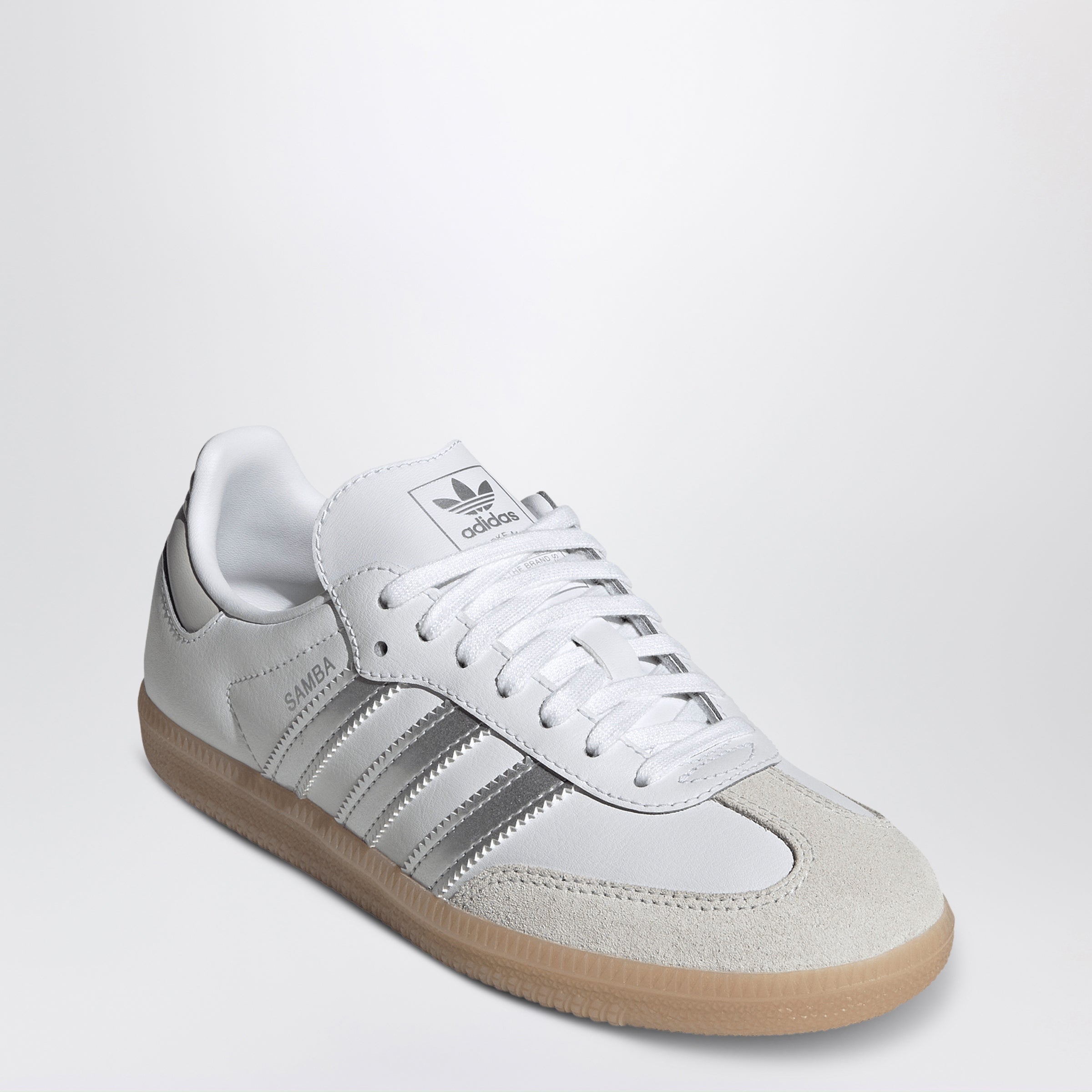 ADIDAS ORIGINALS Sneaker Samba OG Bianca / Argento, view 2