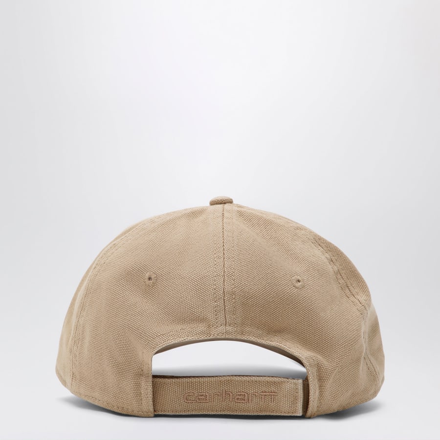 Carhartt WIP Cappello Canvas in tela di cotone marrone, view 3
