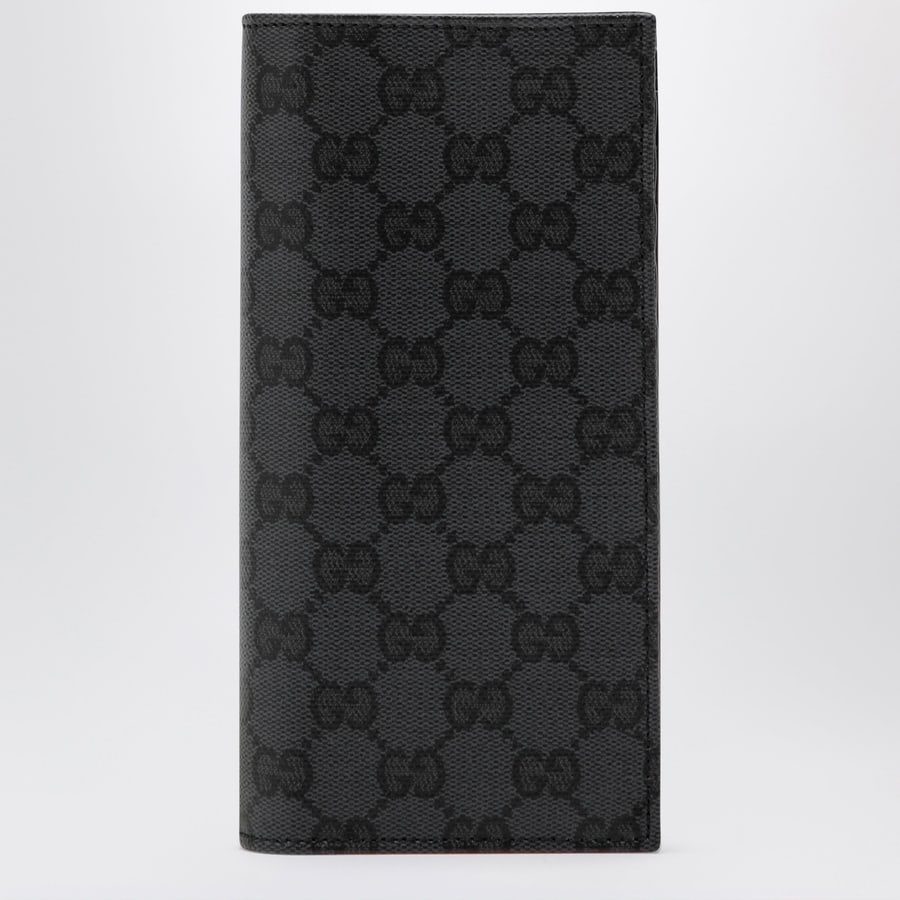 Gucci Portafoglio lungo Essence Classic in tessuto GG nero