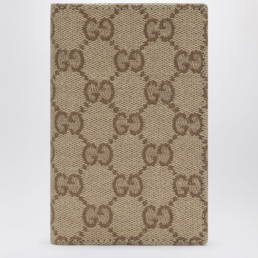 Gucci Portacarte Essence Classic in tessuto GG beige sabbia