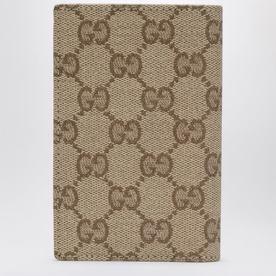 Gucci Portacarte Essence Classic in tessuto GG beige sabbia, view 2