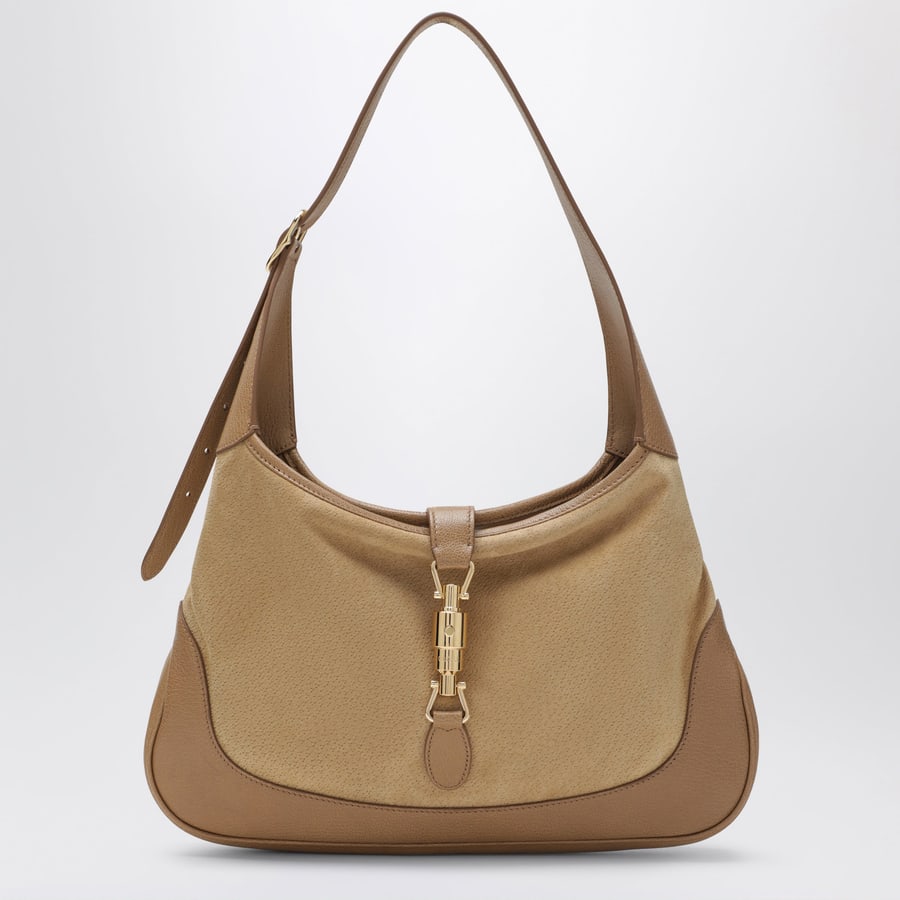 Gucci Borsa a spalla Gucci Jackie 1961 misura media color sabbia