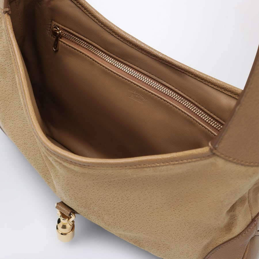 Gucci Borsa a spalla Gucci Jackie 1961 misura media color sabbia, view 5