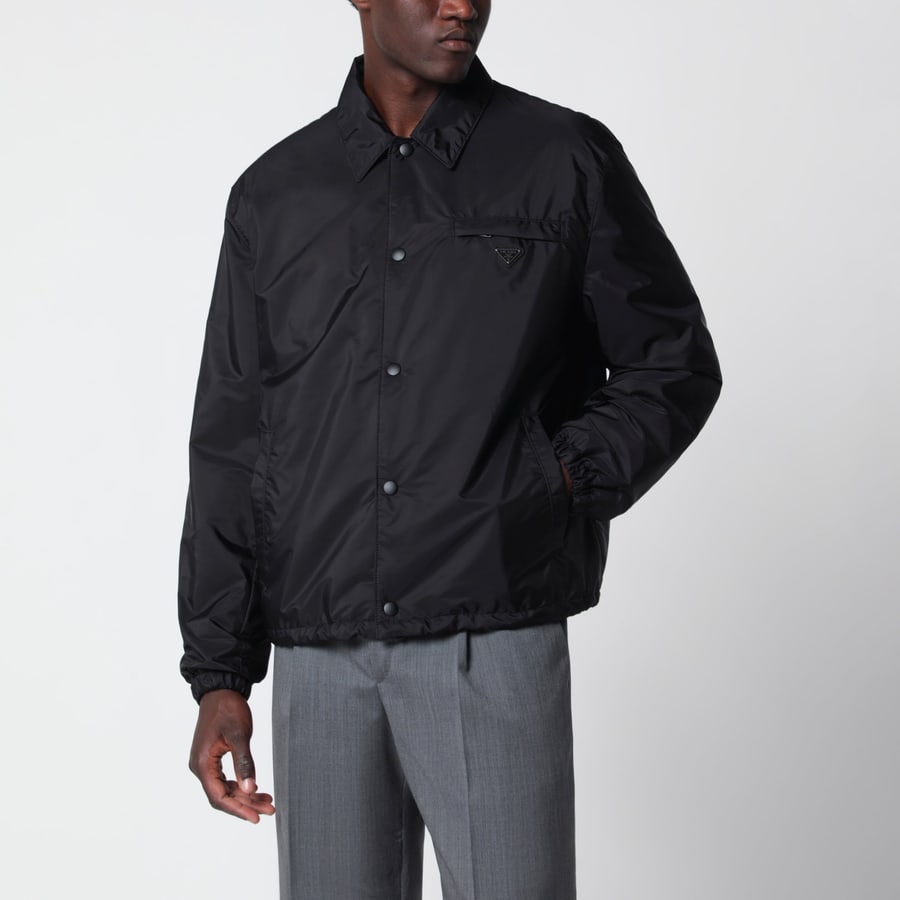 Prada Blouson nero in Re-Nylon