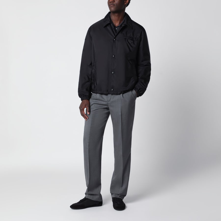 Prada Blouson nero in Re-Nylon, view 2