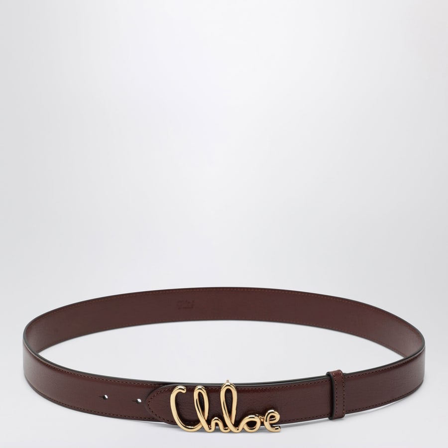 Chloé The Chloé Iconic belt marrone
