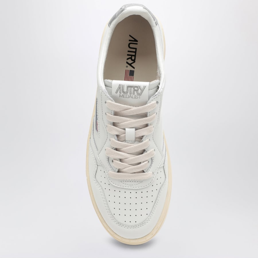Autry Sneakers Medalist bianca/argento, view 3