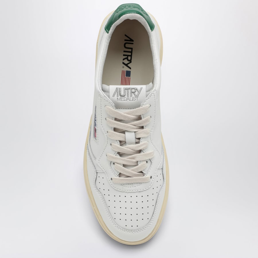 Autry Sneakers Medalist bianca/verde, view 3
