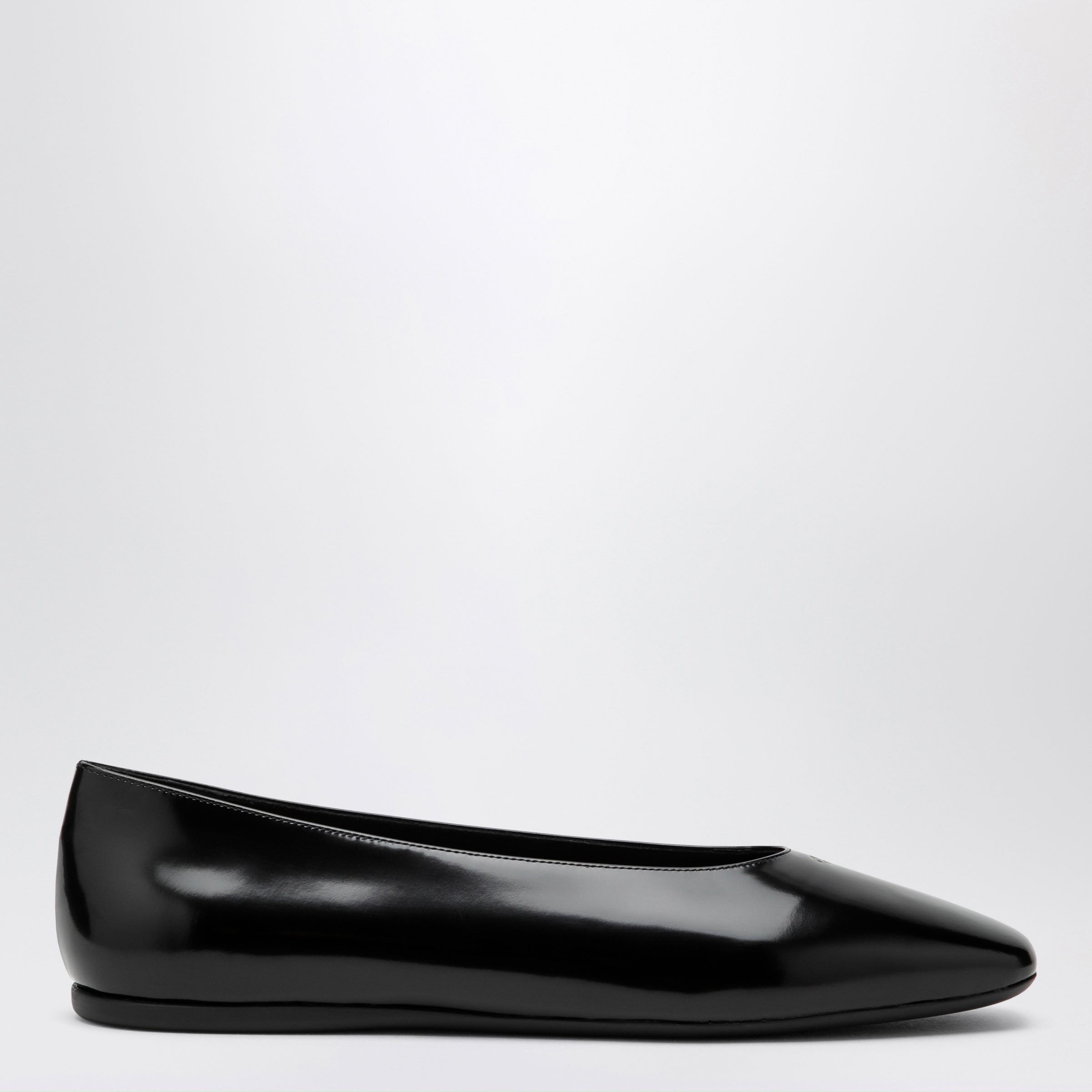 Prada Ballerine nere in pelle spazzolata