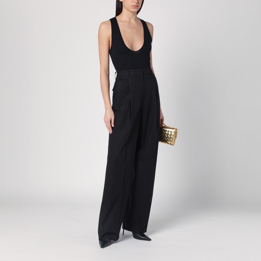 THE LATEST Pantalone ampio Axel nero, view 2