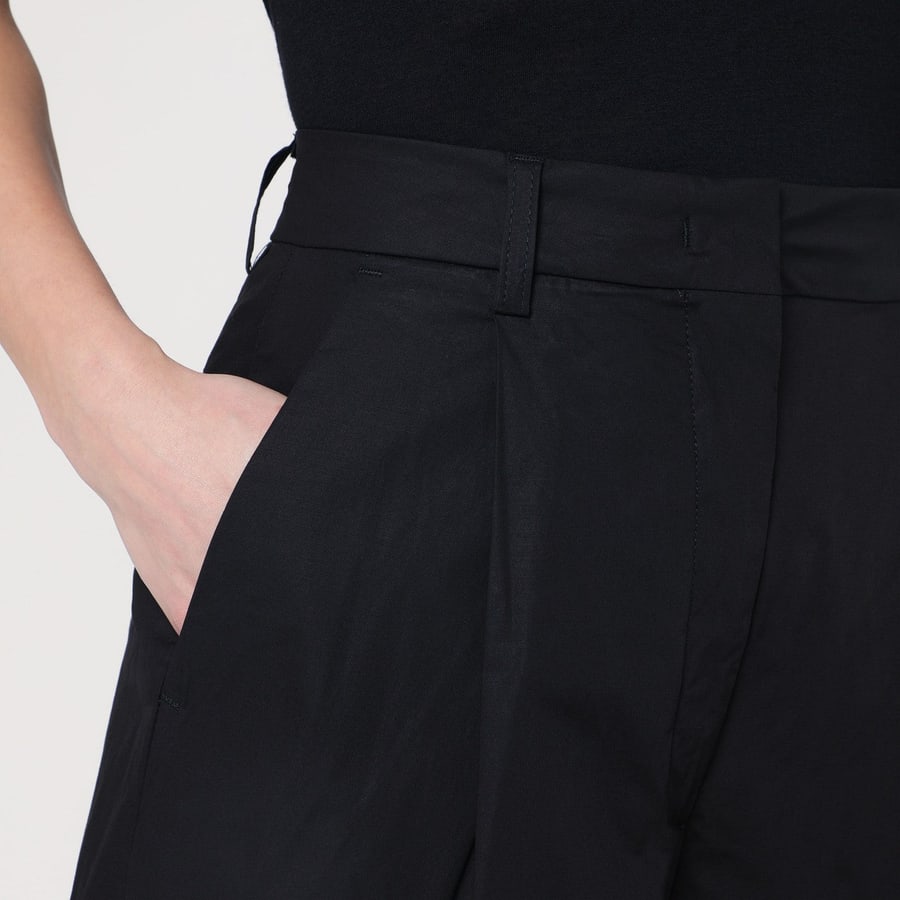 THE LATEST Pantalone ampio Axel nero, view 5