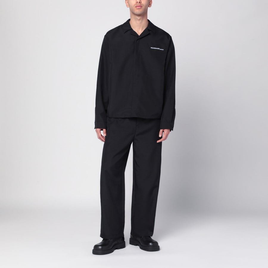 OAMC Pantaloni Peacemaker neri, view 2