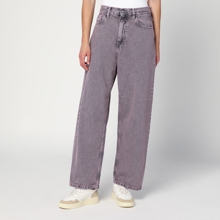 Carhartt WIP Pantaloni Brandon Pant neri/ortensia