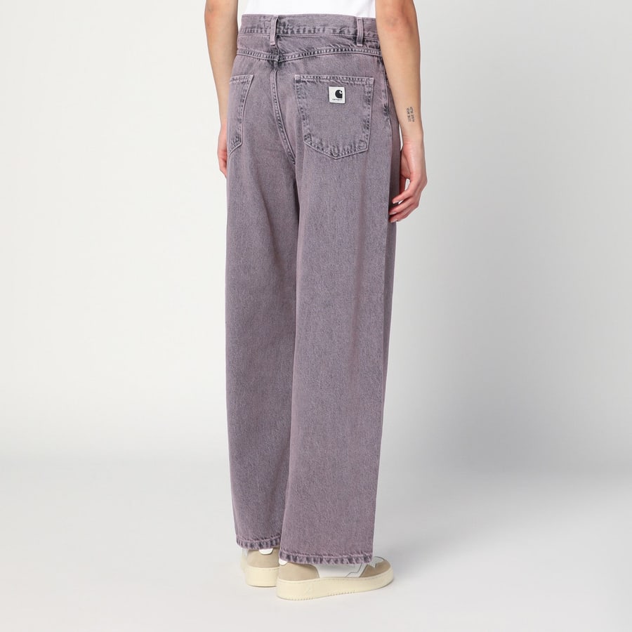Carhartt WIP Pantaloni Brandon Pant neri/ortensia, view 4