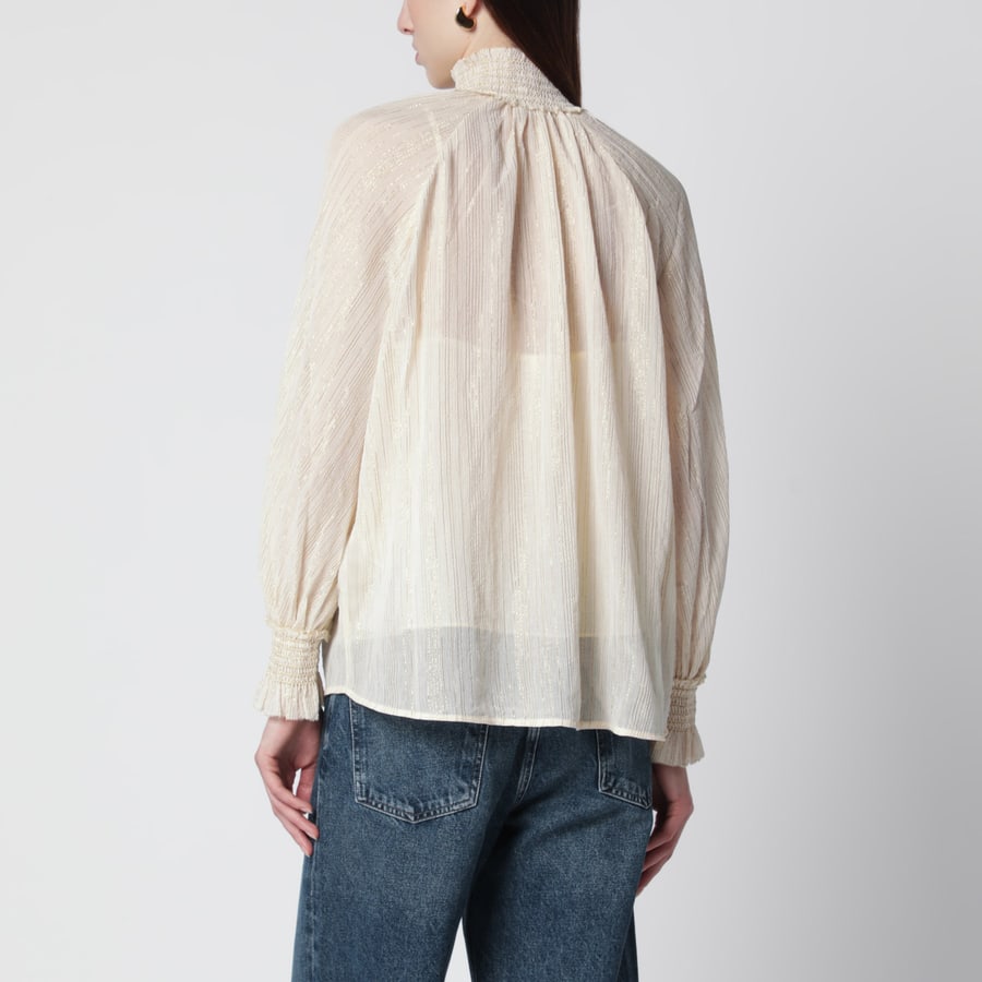 Zimmermann Camicetta Aster color crema, view 3