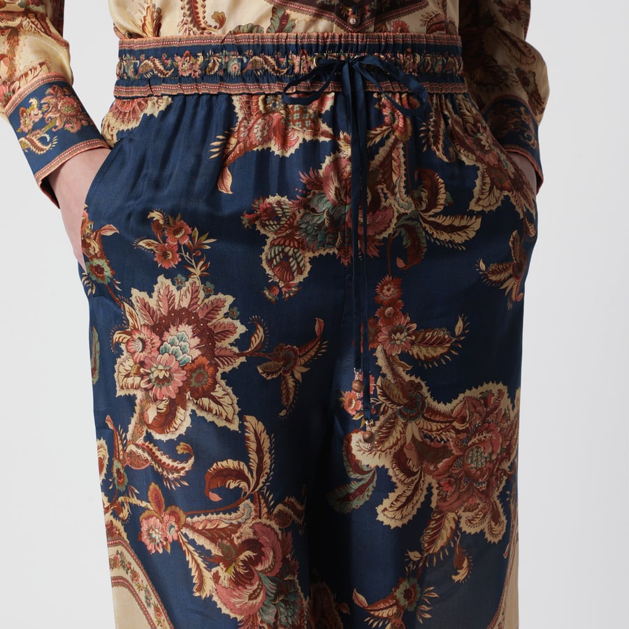 Zimmermann Pantaloni Aster navy Jacobean, view 5