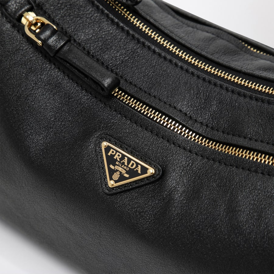 Prada Borsa small in pelle nera, view 6