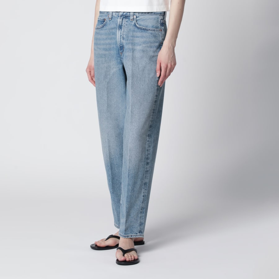 AGOLDE Jeans 80's con pieghe in denim indaco