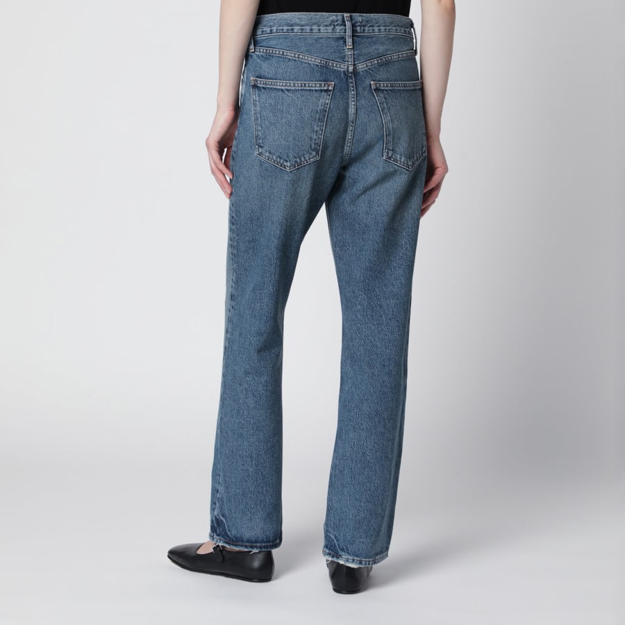 AGOLDE Jeans dritti Lana in denim indaco, view 4