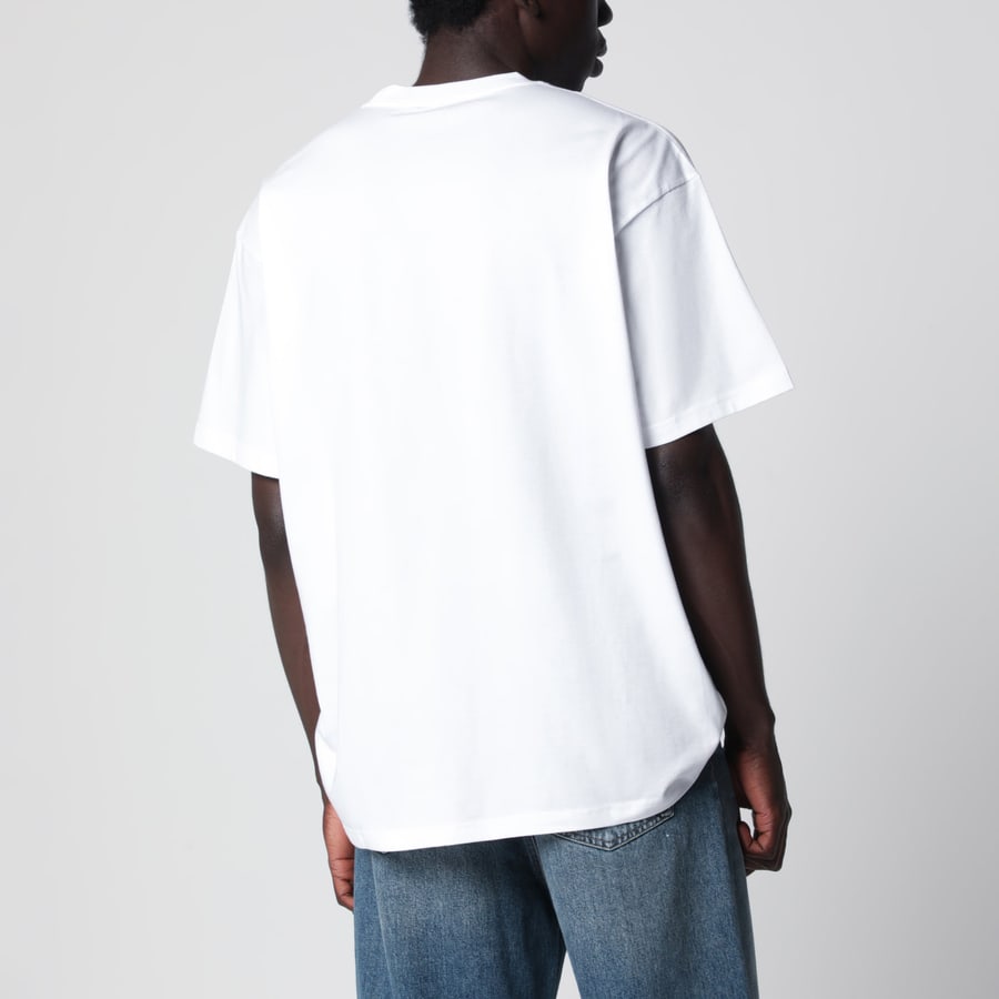 Carhartt WIP T-shirt S/S Cheese Toast bianca in cotone biologico, view 3