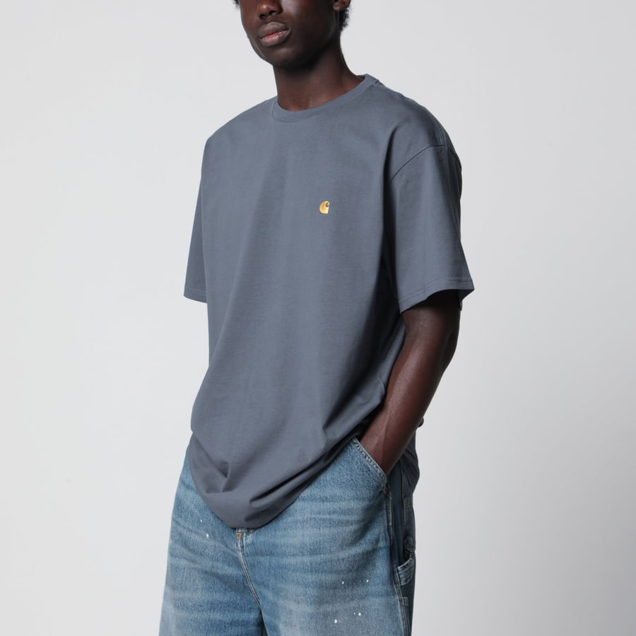 Carhartt WIP S/S Chase T-Shirt grigia in cotone