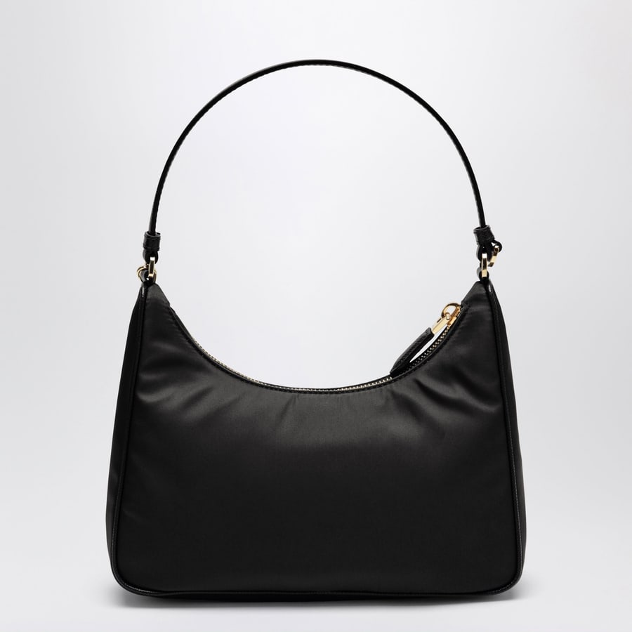 Prada Borsa Re-Edition 2005 in Re-Nylon e Saffiano nera, view 4