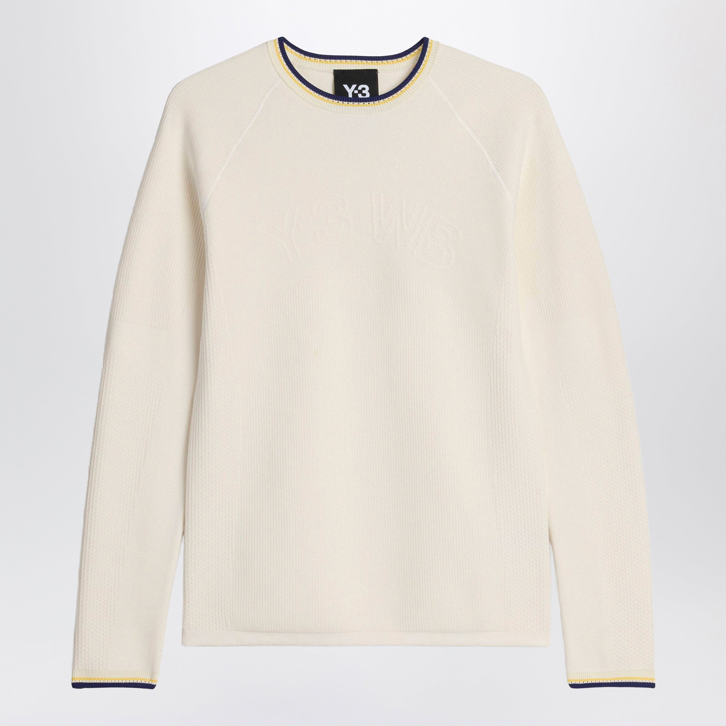 adidas by Wales Bonner Y-3 Maglia color crema in misto nylon