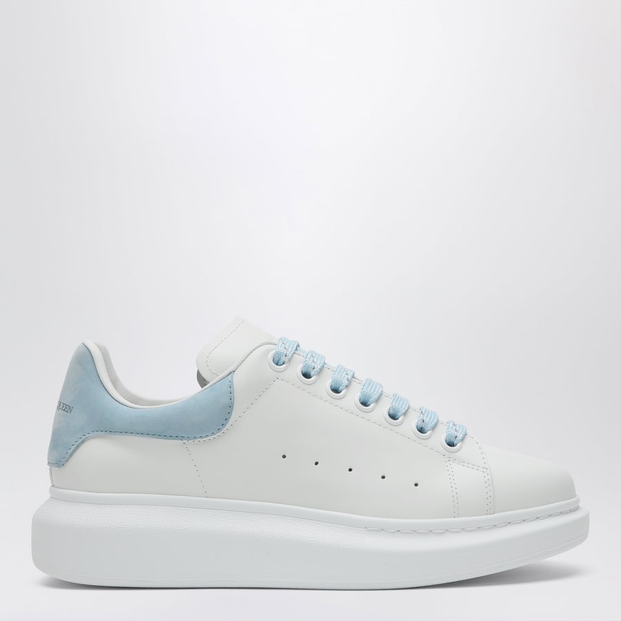 Alexander McQueen Sneakers Oversize bianca/azzurro polvere