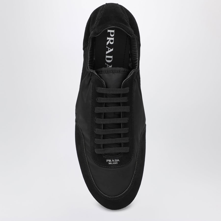 Prada Sneakers Collapse in Re-Nylon e pelle scamosciata, view 3