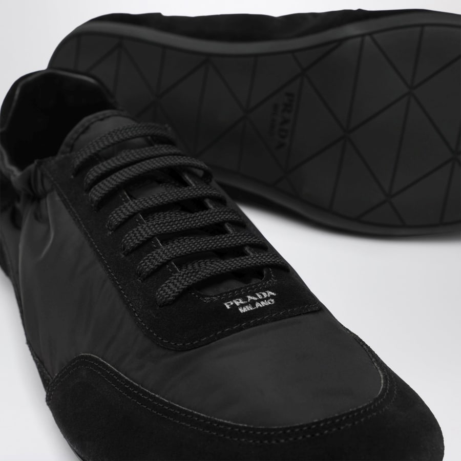 Prada Sneakers Collapse in Re-Nylon e pelle scamosciata, view 5
