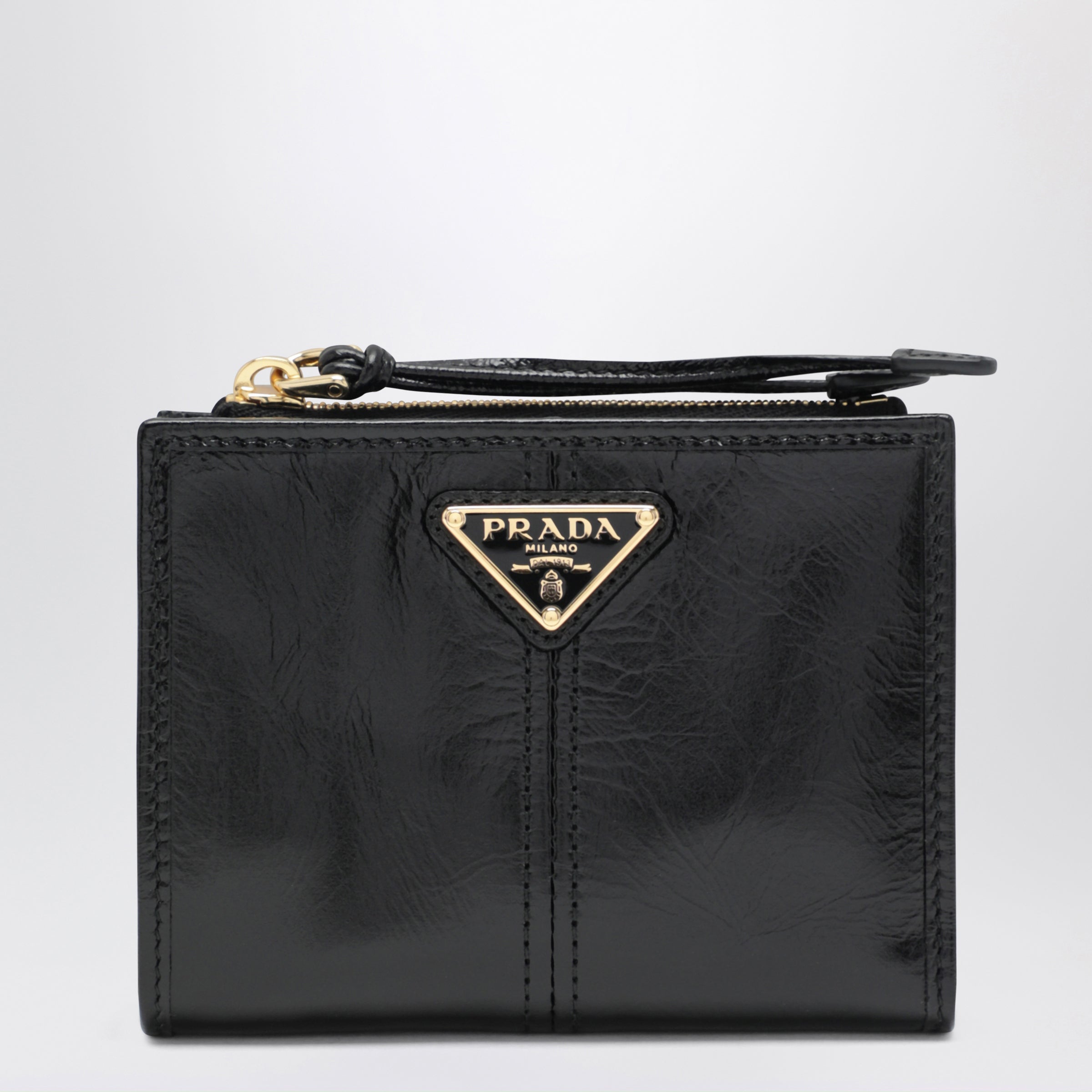 Prada Portafoglio piccolo in pelle nero