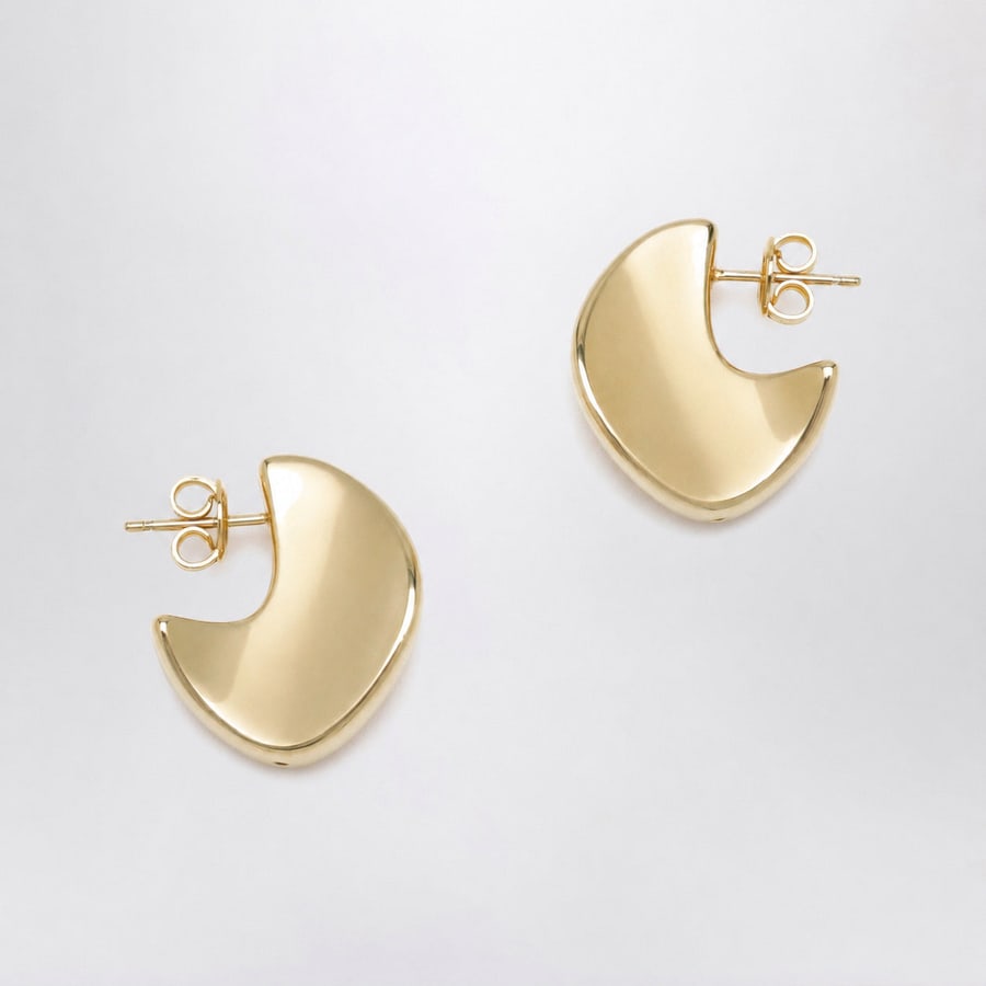 Bottega Veneta Orecchini in argento sterling oro