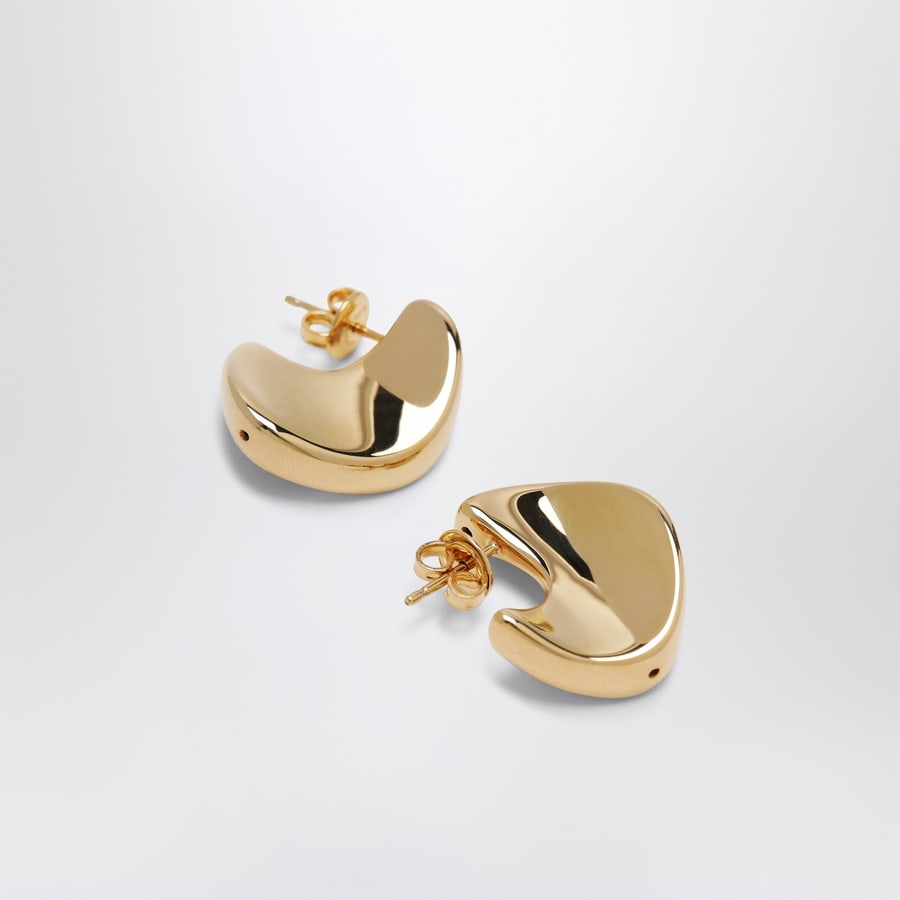 Bottega Veneta Orecchini in argento sterling oro, view 3