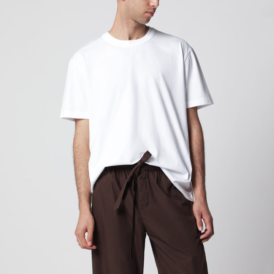 TEKLA T-shirt a manica corta bianca