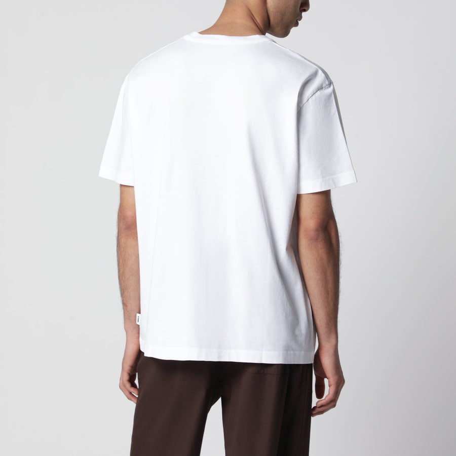 TEKLA T-shirt a manica corta bianca, view 3
