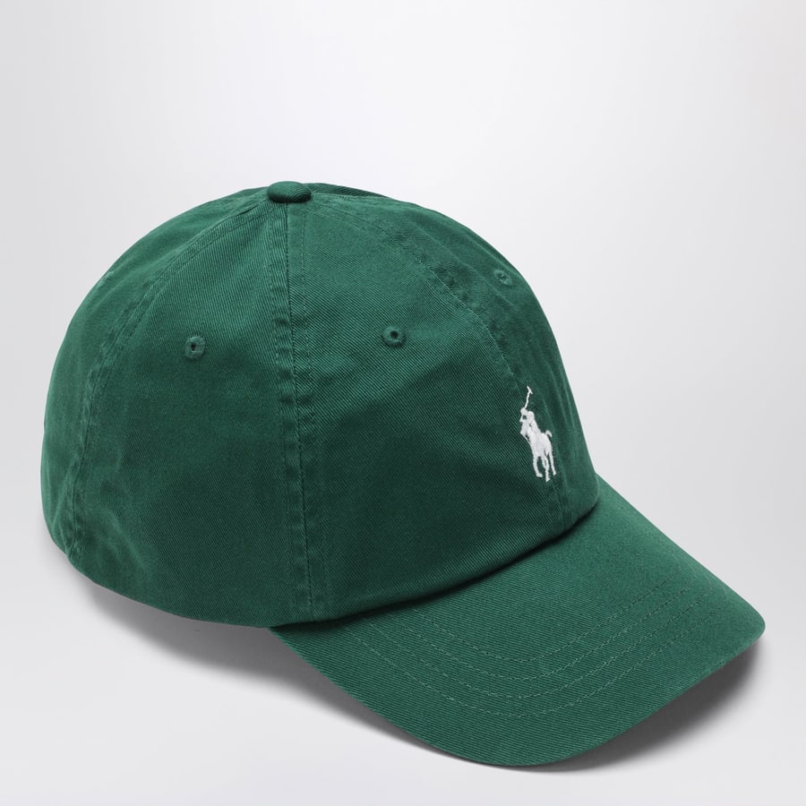 Polo Ralph Lauren Cappello da baseball verde con logo, view 2