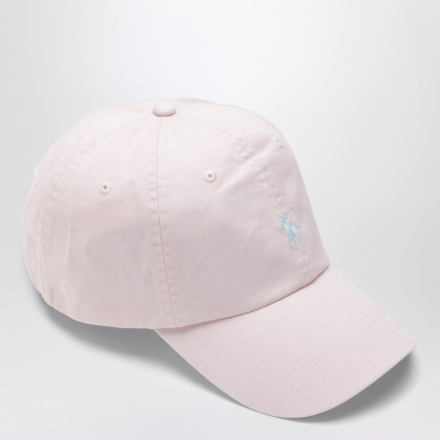 Polo Ralph Lauren Cappello da baseball rosa chiaro con logo, view 2
