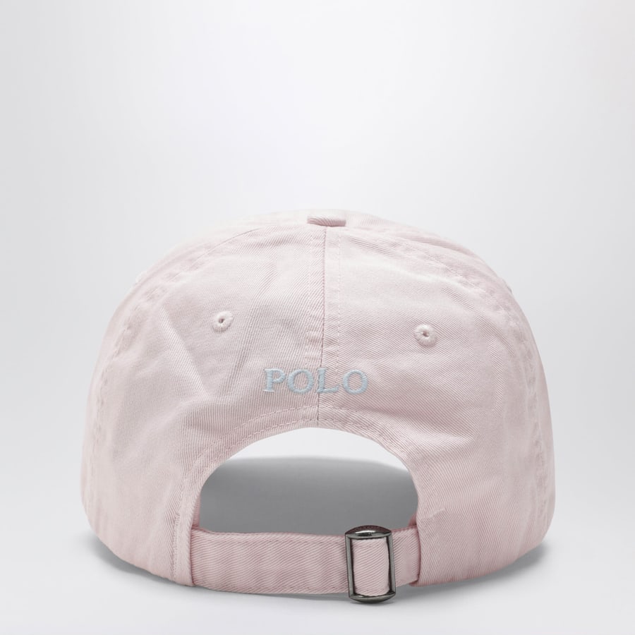 Polo Ralph Lauren Cappello da baseball rosa chiaro con logo, view 3